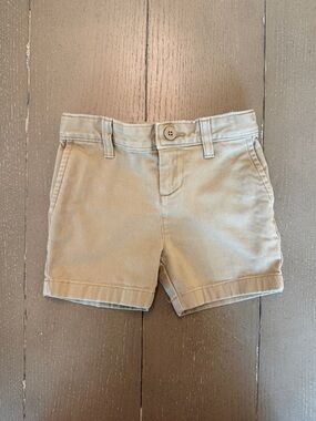 Class Club Toddler Boys Uniform Khaki Shorts/ Chino Boat Shorts • Size 3T